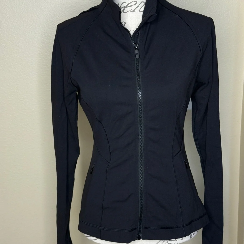 Lululemon Luon Black Jacket ~ please note this is not the define. - Picture 7 of 8